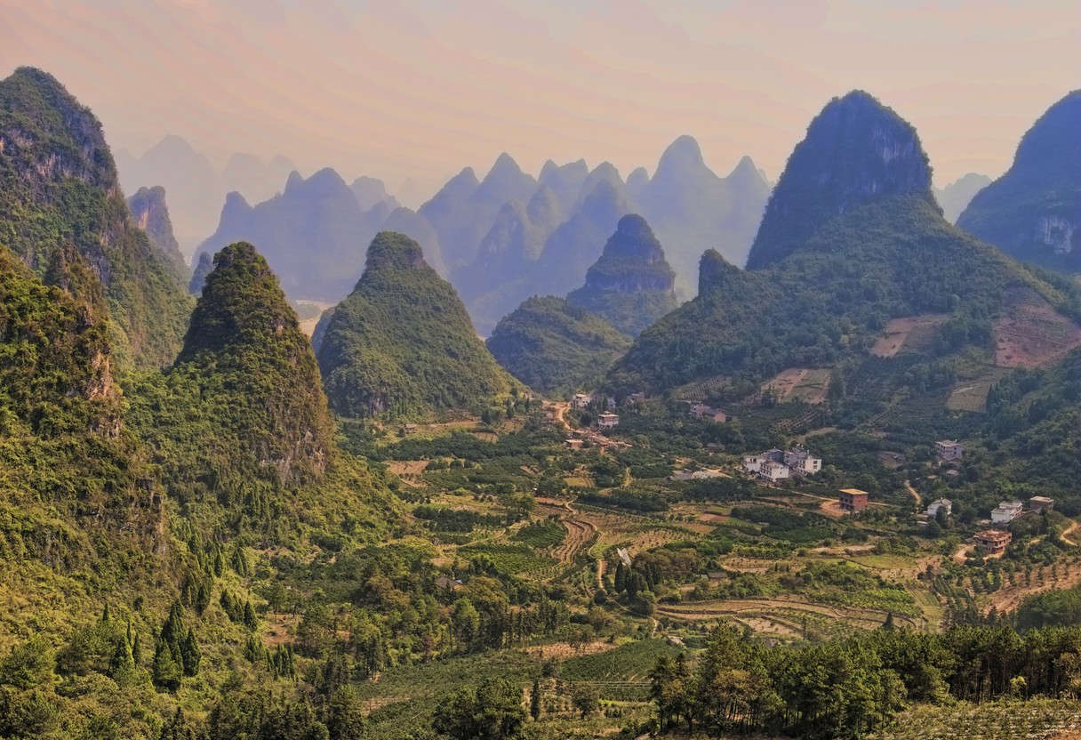 British visitor Yangshuo e-bike route experience