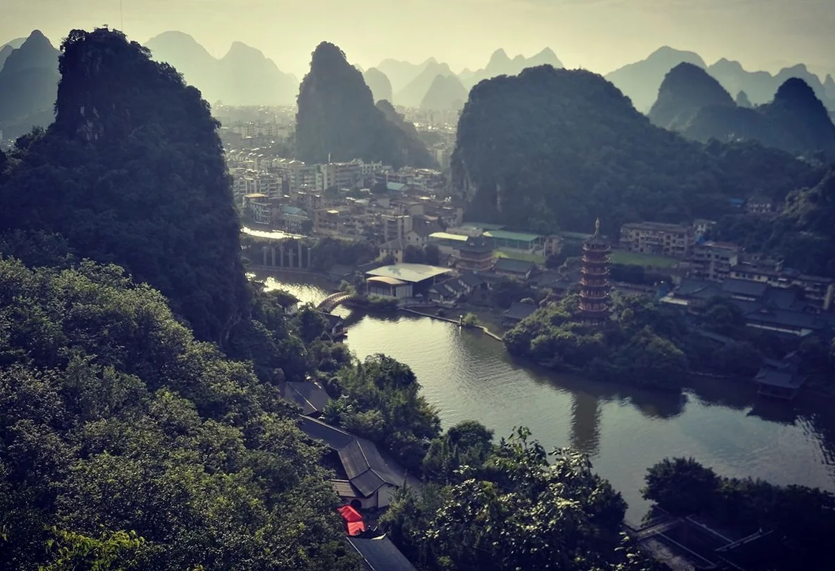 Smartphone navigation in Guilin